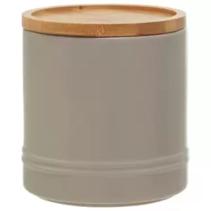 Medium Kitchen Storage Canister with Bamboo Lid
