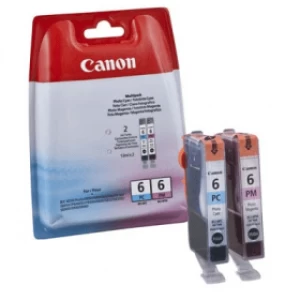 Canon BCI6 Photo Cyan and Photo Magenta Ink Cartridge
