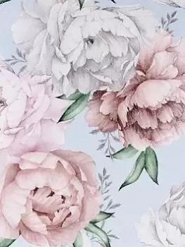 Arthouse Mixed Peonies Mint Wallpaper
