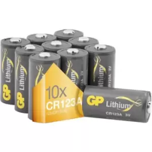 GP Batteries GPCR123A Camera battery CR123A Lithium 1400 mAh 3 V 10 pc(s)
