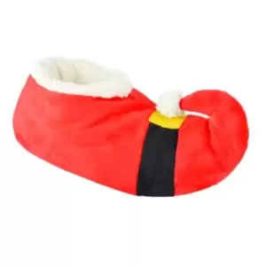 Slumberzzz Unisex Adults Santa Slippers (UK 9-10) (Red)