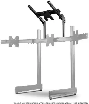 Next Level Racing Elite Freestanding Overhead / Quad Monitor Stand Add On Carbon Grey