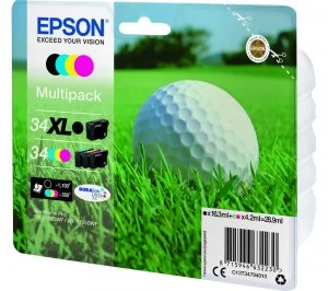 Epson 34 Golfball Tri Colour Ink Cartridge
