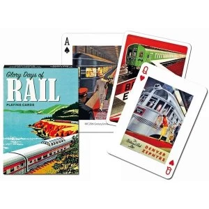 Glory Days of Rail Collectors Playing Cards
