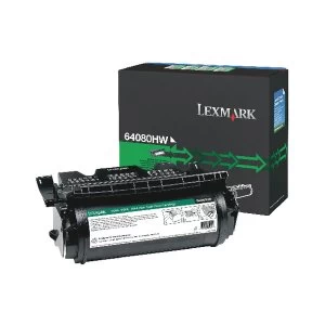 Lexmark 64080HW Black Laser Toner Ink Cartridge