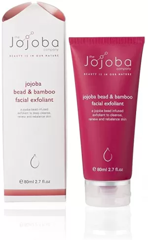The Jojoba Company Jojoba Bead and Bamboo Facial Exfoliant 80ml