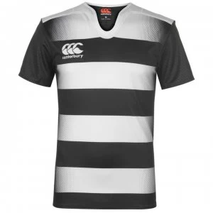 Canterbury Chal Hoop Shirt Mens - Black/White