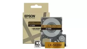 Epson C53S672094/LK-5SBM DirectLabel-etikettes silver on black...