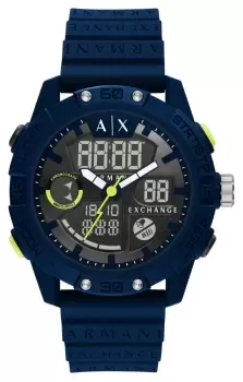 Armani Exchange AX2962 Dual Display Lightning Bolt Dial Watch
