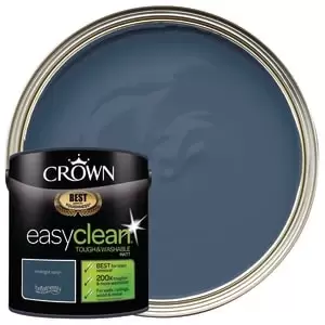 Crown Easyclean Matt Emulsion Paint - Midnight Navy - 2.5L