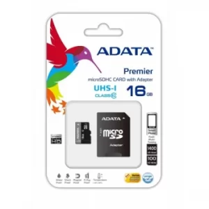 ADATA Premier microSDHC UHS-I U1 Class10 16GB 16GB MicroSDHC Class 10 memory card