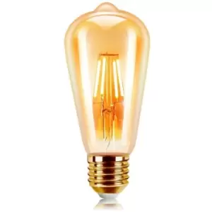4W LED ST64 Filament Bulb E27, 64 x 142mm, 2200K