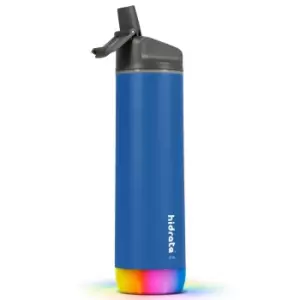 HidrateSpark STEEL - Insulated Stainless Steel Bluetooth Smart Water Bottle with Straw 620 ml & Free Hydration Tracker App - Deep Blue