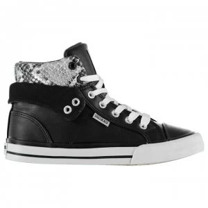 SoulCal Aston Hi Top Ladies Trainers - Snake/White