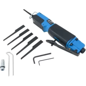 Reciprocating Saw Compressed Air Body Metal Pneumatic Saw Tools Including Blades 1/4' Adjustable Stop Bracket