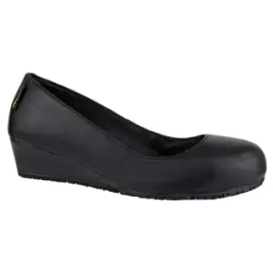 Amblers Safety FS107 SB Womens Safety Heeled Shoes (3 UK) (Black)
