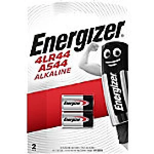 Energizer Button Cell Batteries 4LR44 6V Alkaline 2 Pieces
