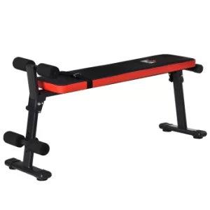 HOMCOM Multifunctional Sit Up Bench Adjustable Leg Placements Exercise Foldable Exercise Machine for Home, Office and Gym
