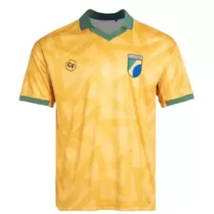 Classicos de Futebol Brazil Retro Fan Shirt Mens - Yellow
