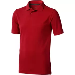 Elevate Mens Calgary Short Sleeve Polo (XL) (Red)