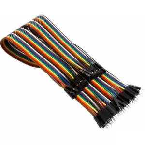 Whadda WPA414 40 Pins 30 Cm Male To Female Jumper Wire (Flat Cable)