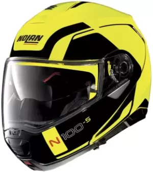 Nolan N100-5 Consistency N-Com Helmet, black-yellow, Size L, black-yellow, Size L