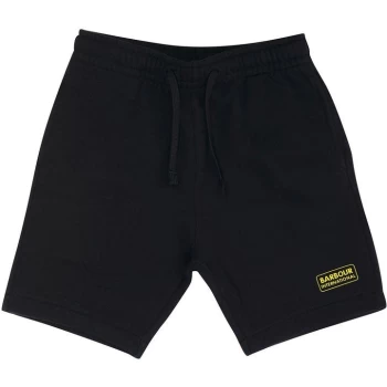 Barbour International Boys Essential Sweat Shorts - Black