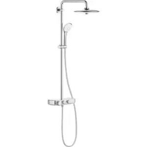 Euphoria SmartControl System 260 Mono Shower system with thermostat for wall mounting, Chrome (26509000) - Grohe