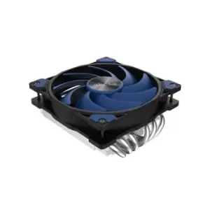 AKASA Alucia H6L Low-Profile Fan CPU Cooler Universal Socket 120mm PWM Fan 2000RPM 6 Heat Pipes Low-Profile at 67.2mm Height Intelligent PWM Speed Con