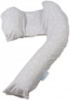 Dreamgenii Pregnancy Pillow Floral Grey