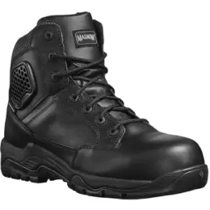Magnum Strike Force 6.0 Mens Leather Uniform Safety Boots (3 UK) (Black) - Black