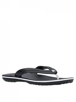 Crocs Crocband Flip - Black, Size 11, Men