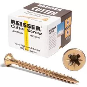 Reisser - Countersunk Cutter Wood Screws - 6 x 90mm (100 Box)