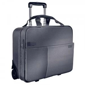 Leitz Silver Grey Complete Carry-On Trolley Smart Traveller 60590084
