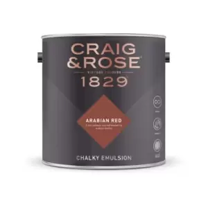 Craig & Rose Chalky Emulsion Arabian Red - 5L