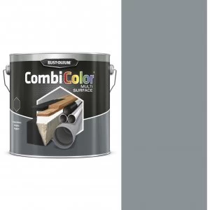 Rust Oleum CombiColor Multi Surface Paint Steel Grey 2.5l