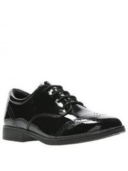 Clarks Sami Walk School Shoes - Black, Size 5.5 Older