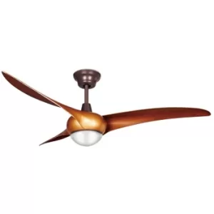 LEDS C4 Forlight Helix Ceiling Fan Wood Effect with LED 6W 3000K 274lm