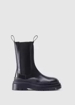 Alias Mae Womens Piper Chunky Chelsea Boots In Black