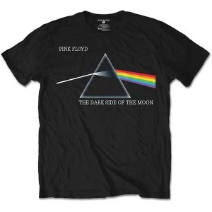 Pink Floyd - Dark Side of the Moon Courier Kids 7 - 8 Years T-Shirt - Black