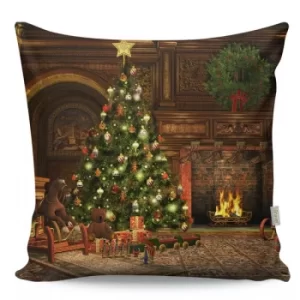 A12941 Multicolor Cushion Fireplace Scene 2