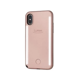 LuMee DUO for iPhone X Rose