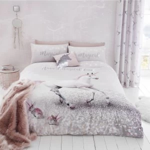 Catherine Lansfield Enchanted Unicorn Bedding Set - Single