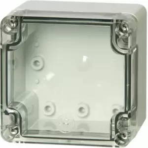7022561 pct 08x08x07cm Enclosure, pc Clear transparent cover - Fibox