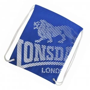 Lonsdale Printed Gym Sack - Blue