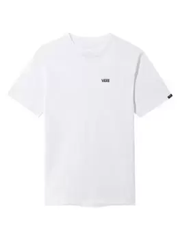 Boys, Vans Left Chest Kids T-Shirt - White, Size M=10-12 Years