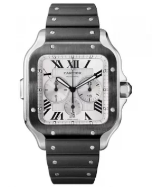 Cartier Santos De Cartier Chronograph Automatic Mens Watch WSSA0017 WSSA0017