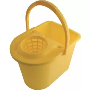 Cotswold 15LTR Plastic Mop Bucket Yellow