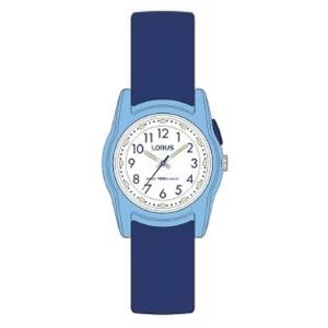 Lorus R2385MX9 Chidrens Analogue Watch - Navy Blue with White Dial