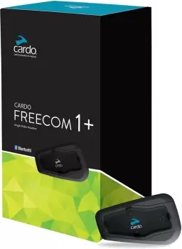 Cardo Freecom 1+ Duo Communication System Double Pack, black, black, Size One Size
